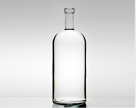 1.75l kosong ekstra putih Flint Fashion desain unik bentuk botol Vodka