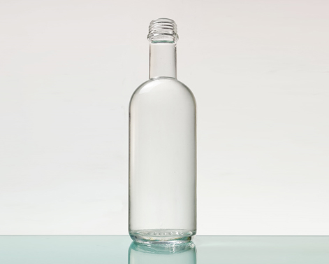 Botol Whisky batu Flint tinggi bentuk bulat 500ml