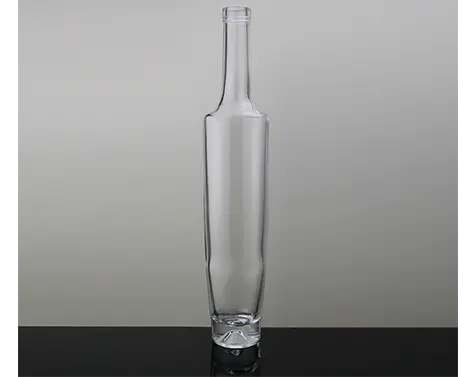 Botol roh Flint putih ekstra bentuk Oval 375ml