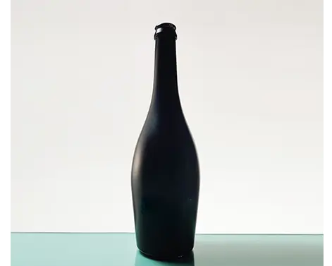 Botol anggur hijau sampanye bulat 750ml