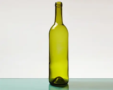Botol anggur Bordeaux batu api bulat 750ml