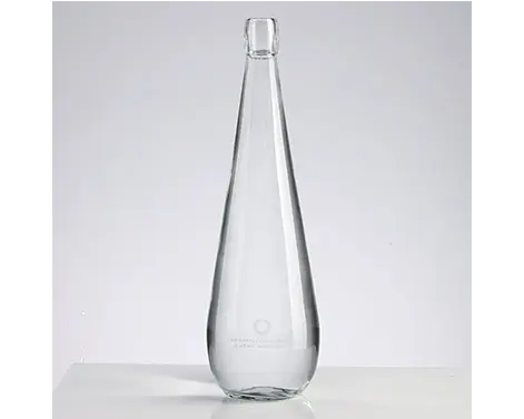 75cl ekstra putih bulat elegan benang atas botol air kaca