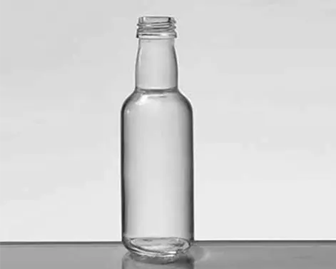Botol kaca Roh bulat