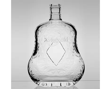 Botol Cognac ekstra putih Desain Mode bentuk unik 1,5 l 1500ml