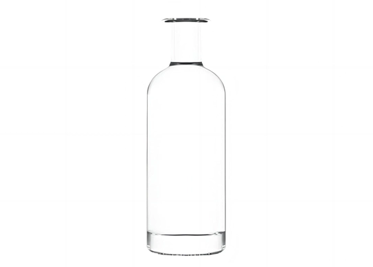 Bentuk bulat 750ml botol Gin 75cl ekstra Flint botol minuman keras kosong