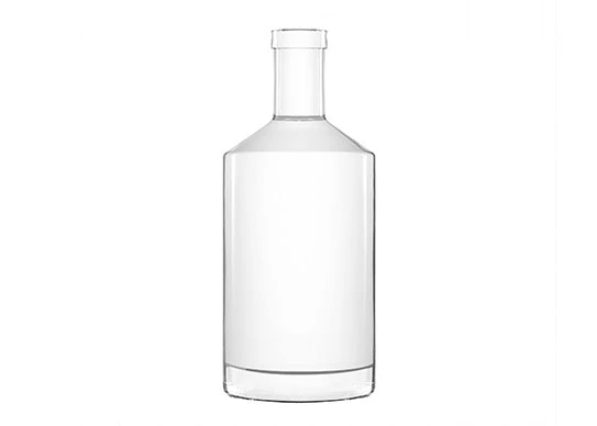 Botol kaca desain elegan 750ml kemasan roh modis