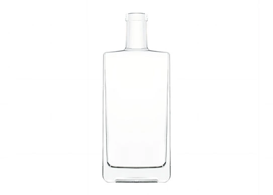 Botol minuman Spirit bermerek 750ml kelas atas persegi panjang pulau panjang
