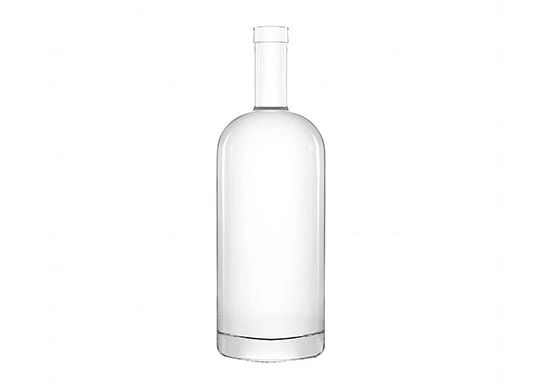 Kemasan Rum botol kaca transparansi tinggi kosong