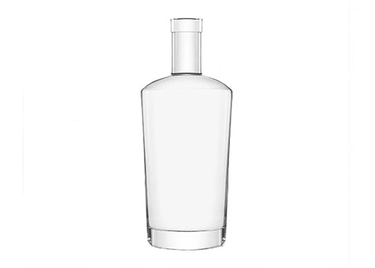 Botol kemasan kaca bening dasar stabil botol alkohol 75cl