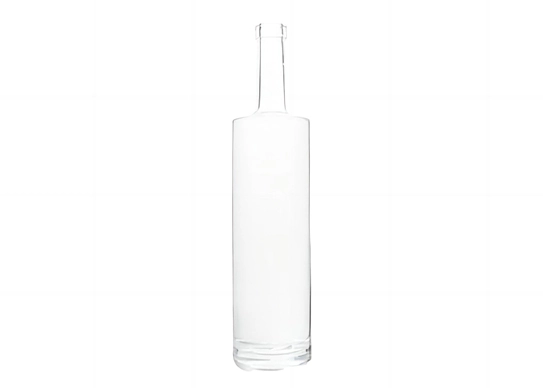 Botol kaca desain indah bahu datar 750ml botol Tequila