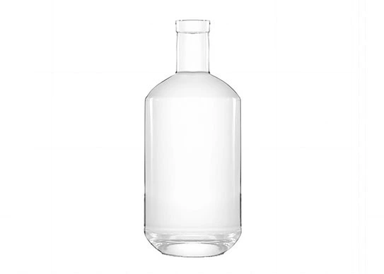 Desain baru botol kaca 75cl Gin botol minuman keras penjualan laris botol