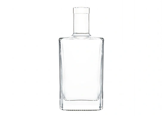700ml botol kaca persegi t-cork top kemasan alkohol