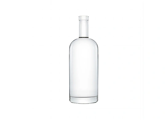 Botol kaca bulat Vodka Rum 700ml, kemasan bagus