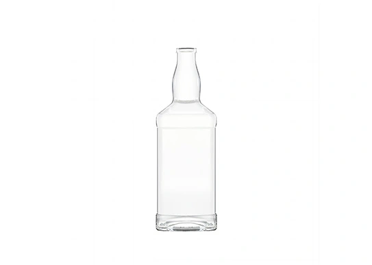 Botol wiski persegi 700ml pembuka sumbat gabus kaca Premium