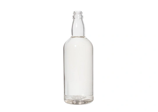 Botol kaca Shandong kosong tutup sekrup botol wiski selesai
