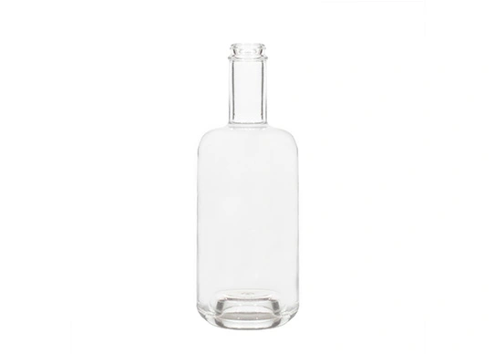 GPI tutup ulir atas bulat, botol kaca 700ml