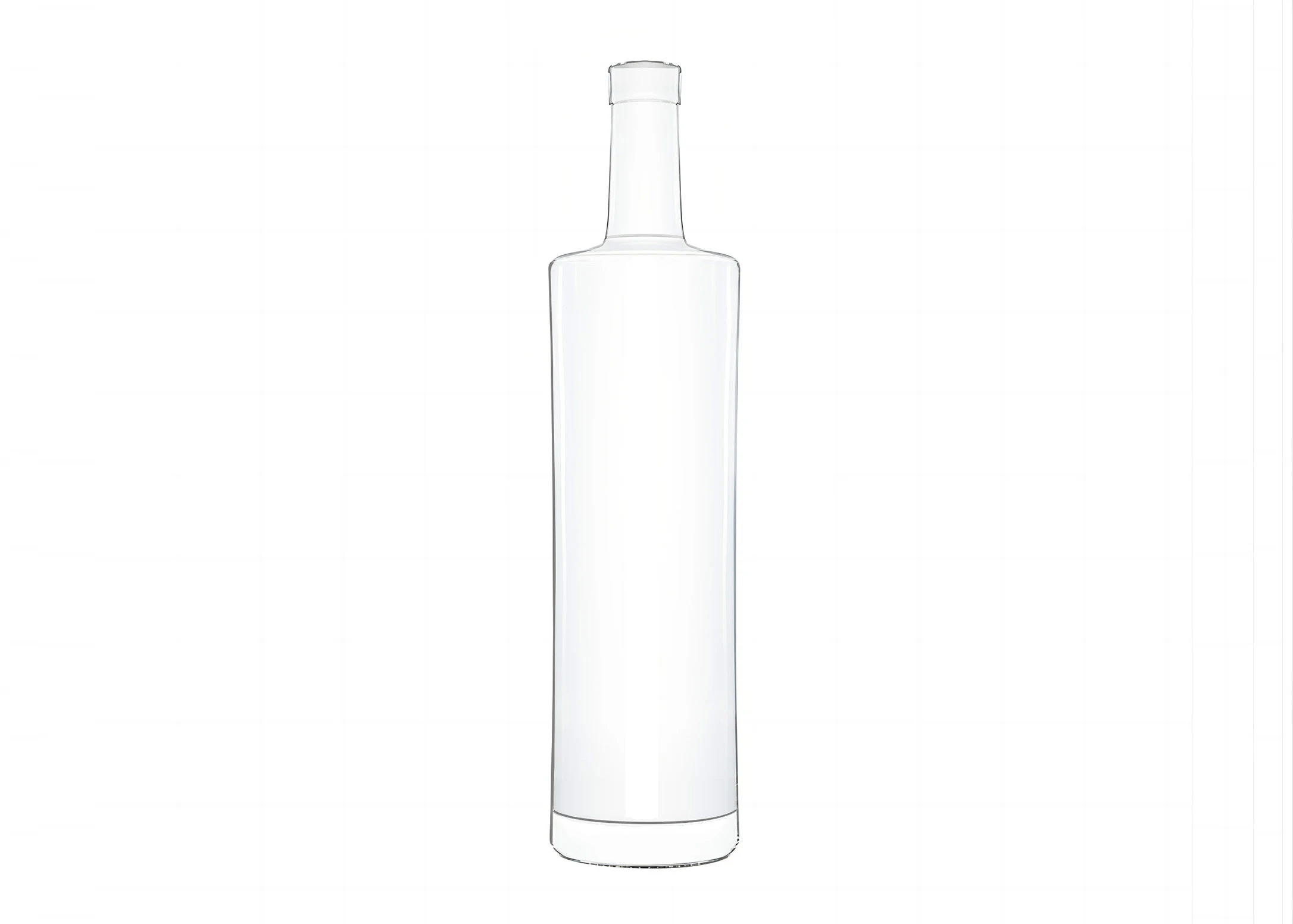 Botol Kendo 500ml kemasan Vodka kaca Flint ekstra