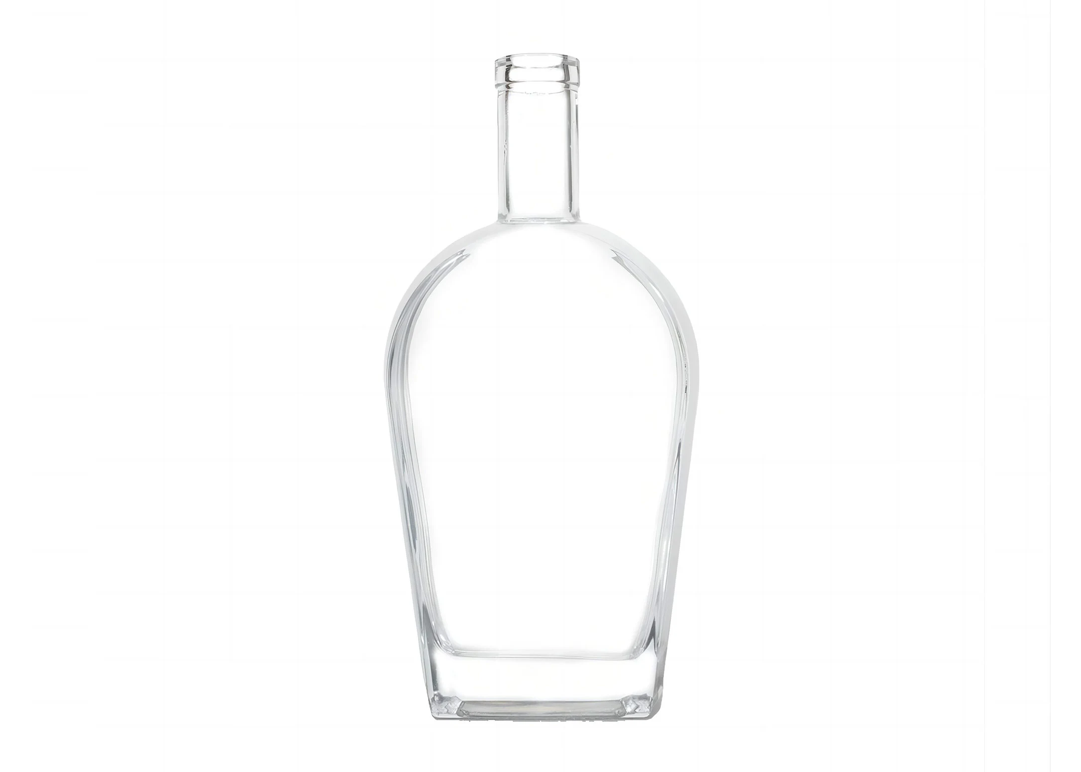 Kemasan Rhum botol kaca jembatan lengkung