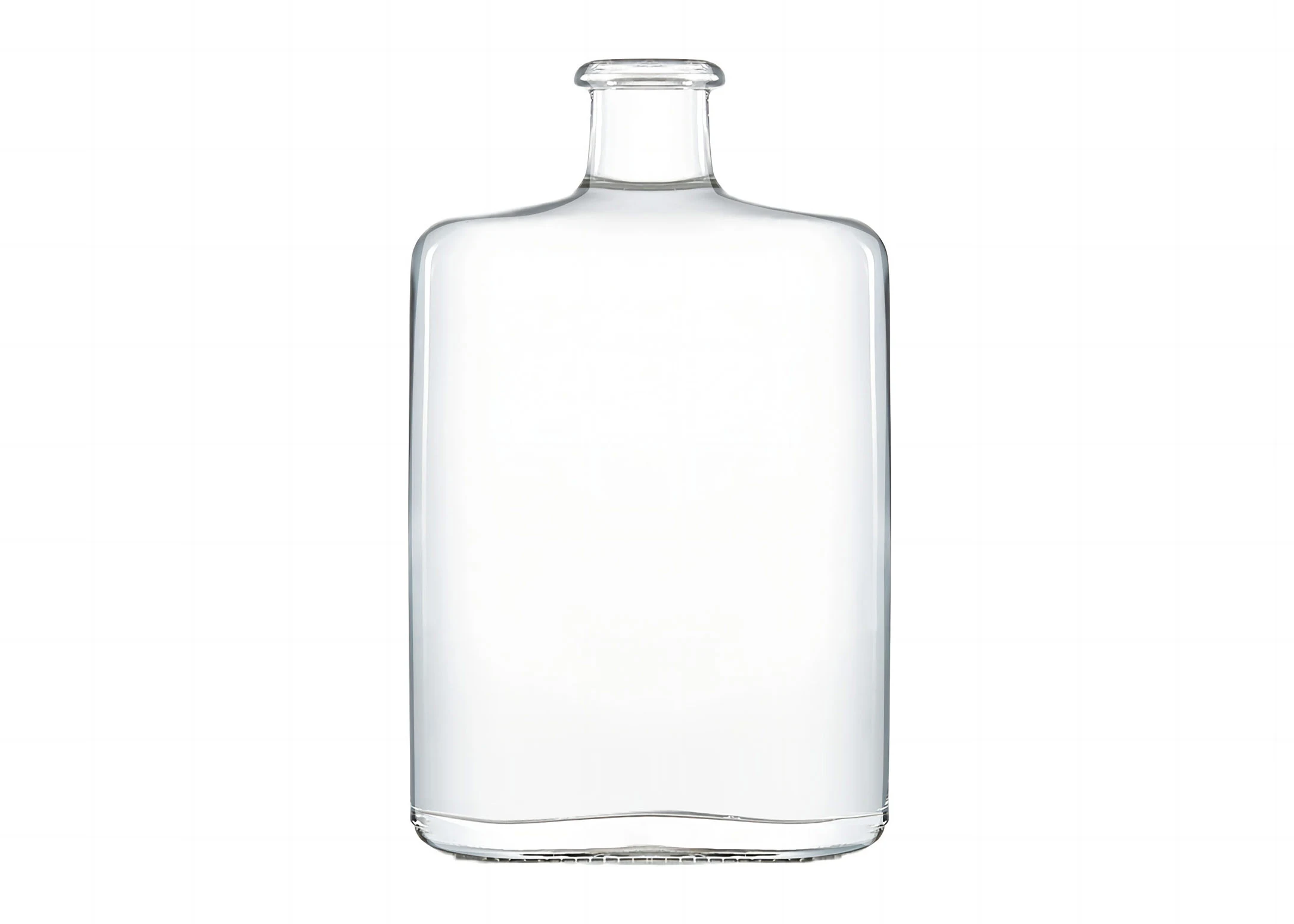 Botol kaca kosong kemasan Gin ukuran 500ml bentuk Oval