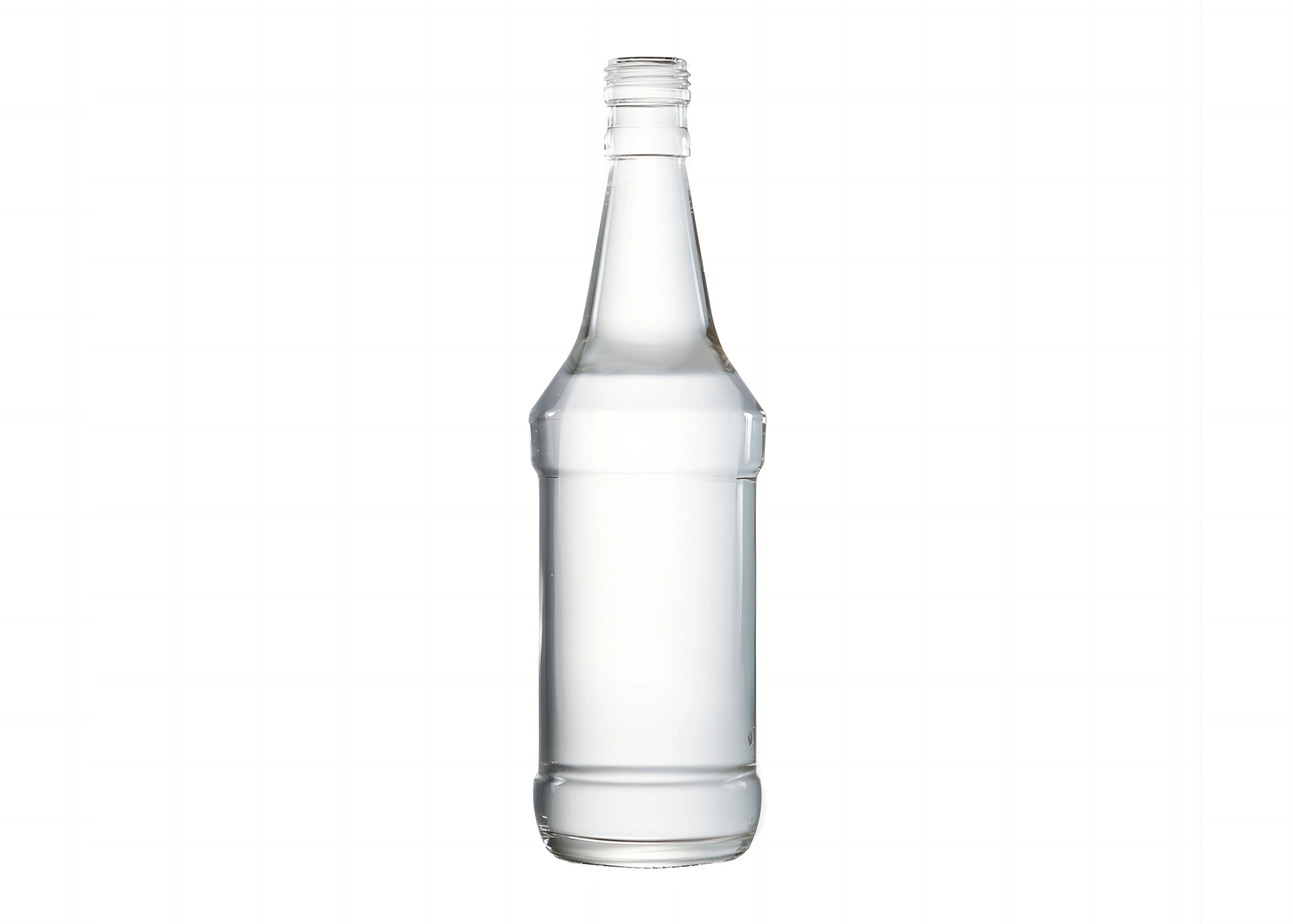 Botol kaca kemasan minuman keras 500ml batu api tinggi