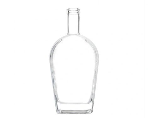Dekanter botol bawah tebal bentuk unik kristal 1000ml
