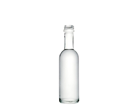 Botol gelas Vodka Mini 50ml, bulat Nordik tipe Normal