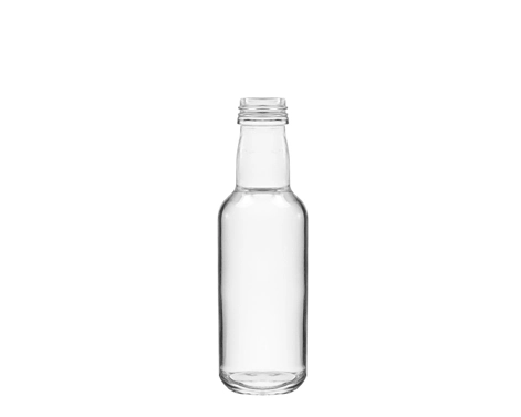 50ml ukuran kecil Normal Flint silinder bulat botol Gin