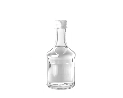 Botol kaca tutup sekrup unik 50ml