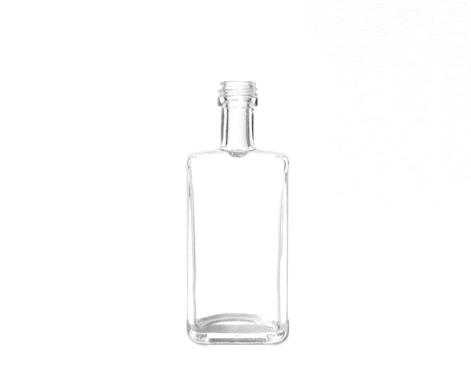Penjualan Terbaik persegi panjang 50ml sekrup atas botol untuk minuman keras sempurna untuk wiski dan roh