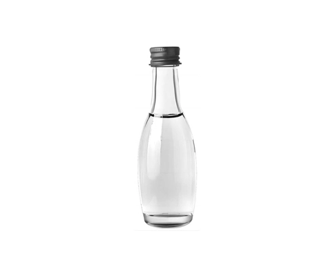 Botol minuman keras bulat 50ml elegan cocok untuk hadiah dan sampel