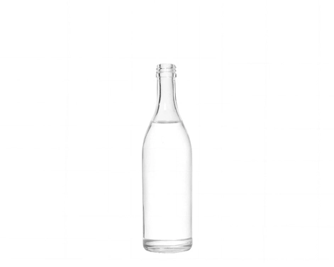 Botol atas sekrup 50ml kualitas tinggi bahan jernih kristal desain cantik untuk wiski