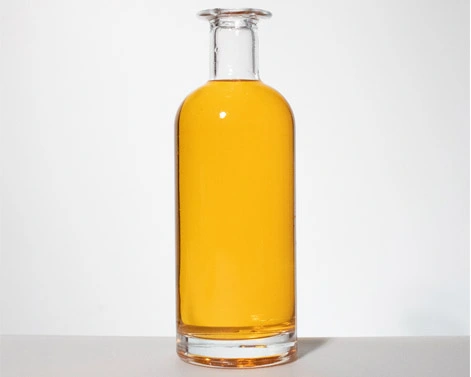 Bentuk bulat 750ml botol Gin 75cl ekstra Flint botol minuman keras kosong